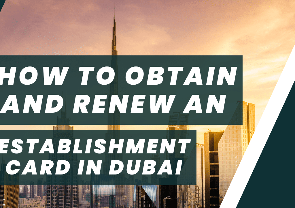 How to obtain and renew establishment card?