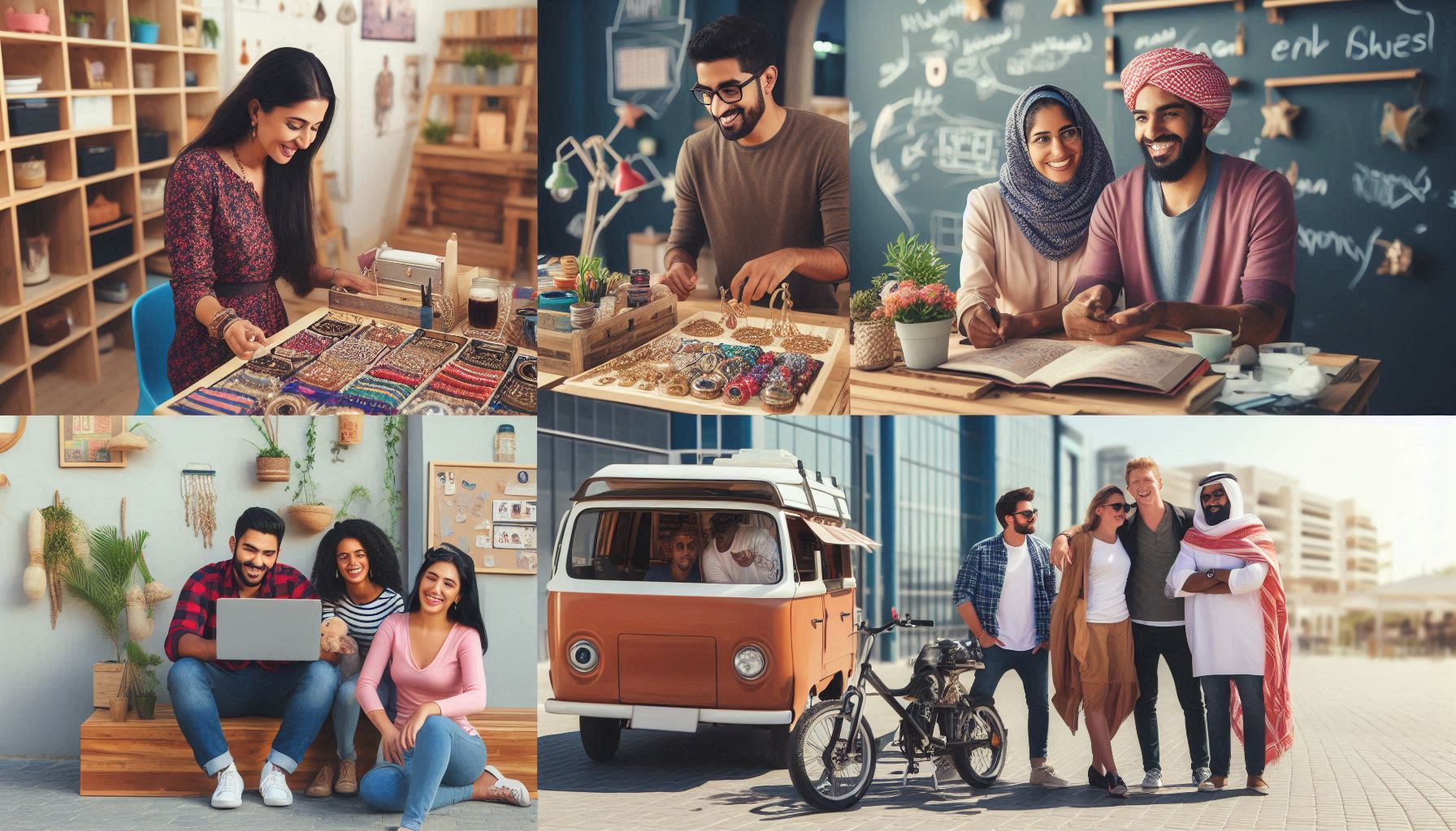 Images of a small business in dubai