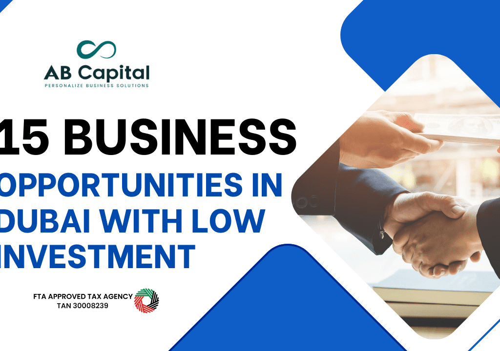 15 business Opportunities in Dubai with Low Investment