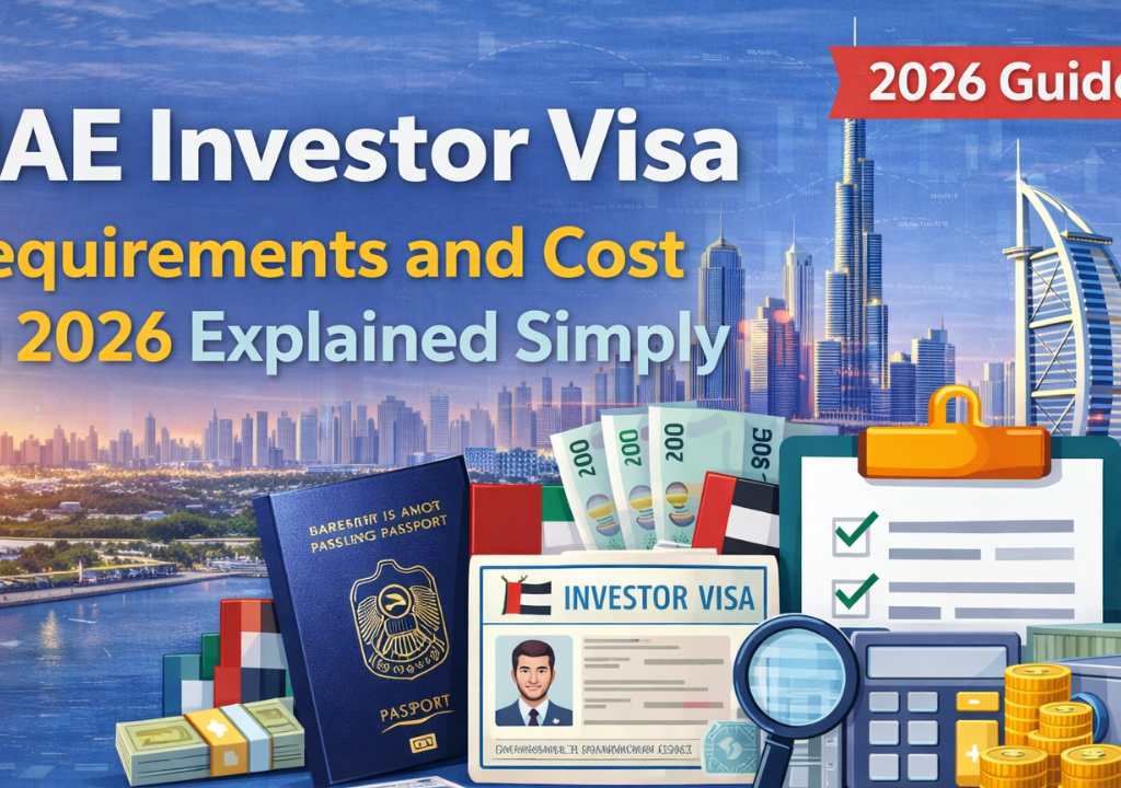 UAE Investor Visa Requirements and Cost in 2026 Explained Simply