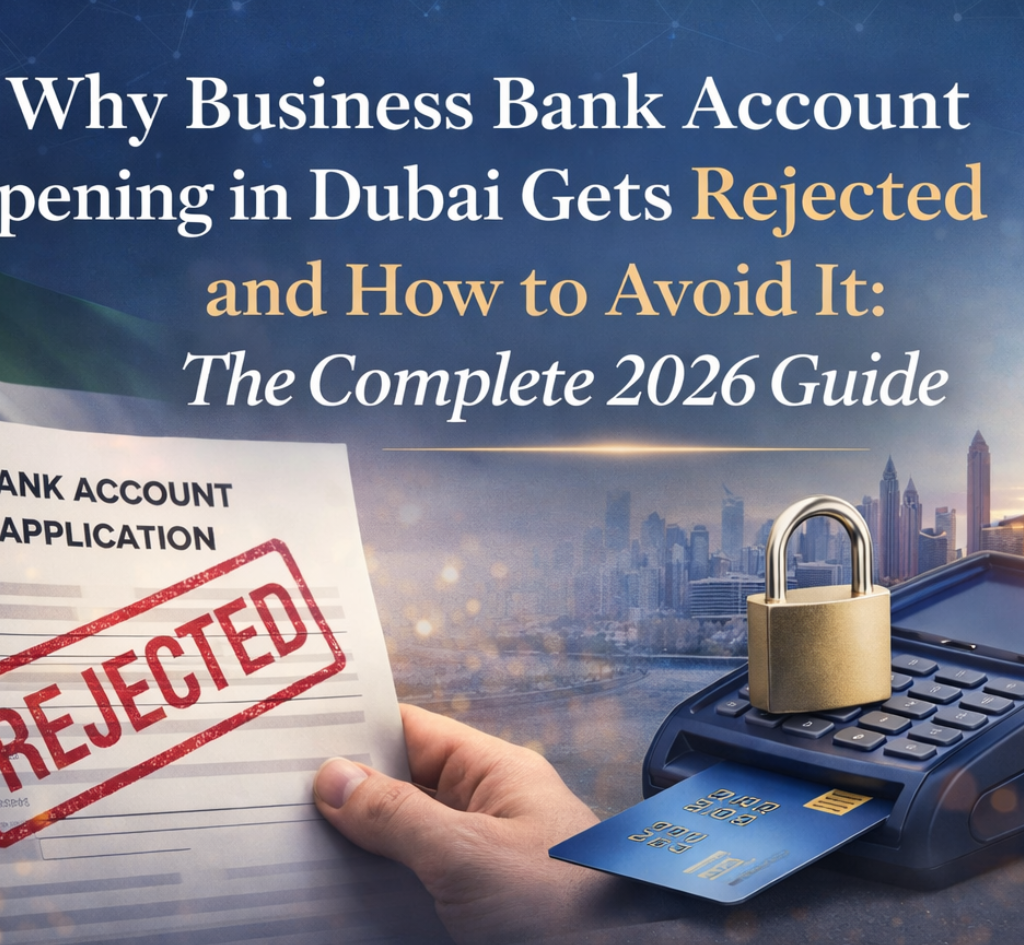 Why Business Bank Account Opening in Dubai Gets Rejected and How to Avoid It- The Complete 2026 Guide