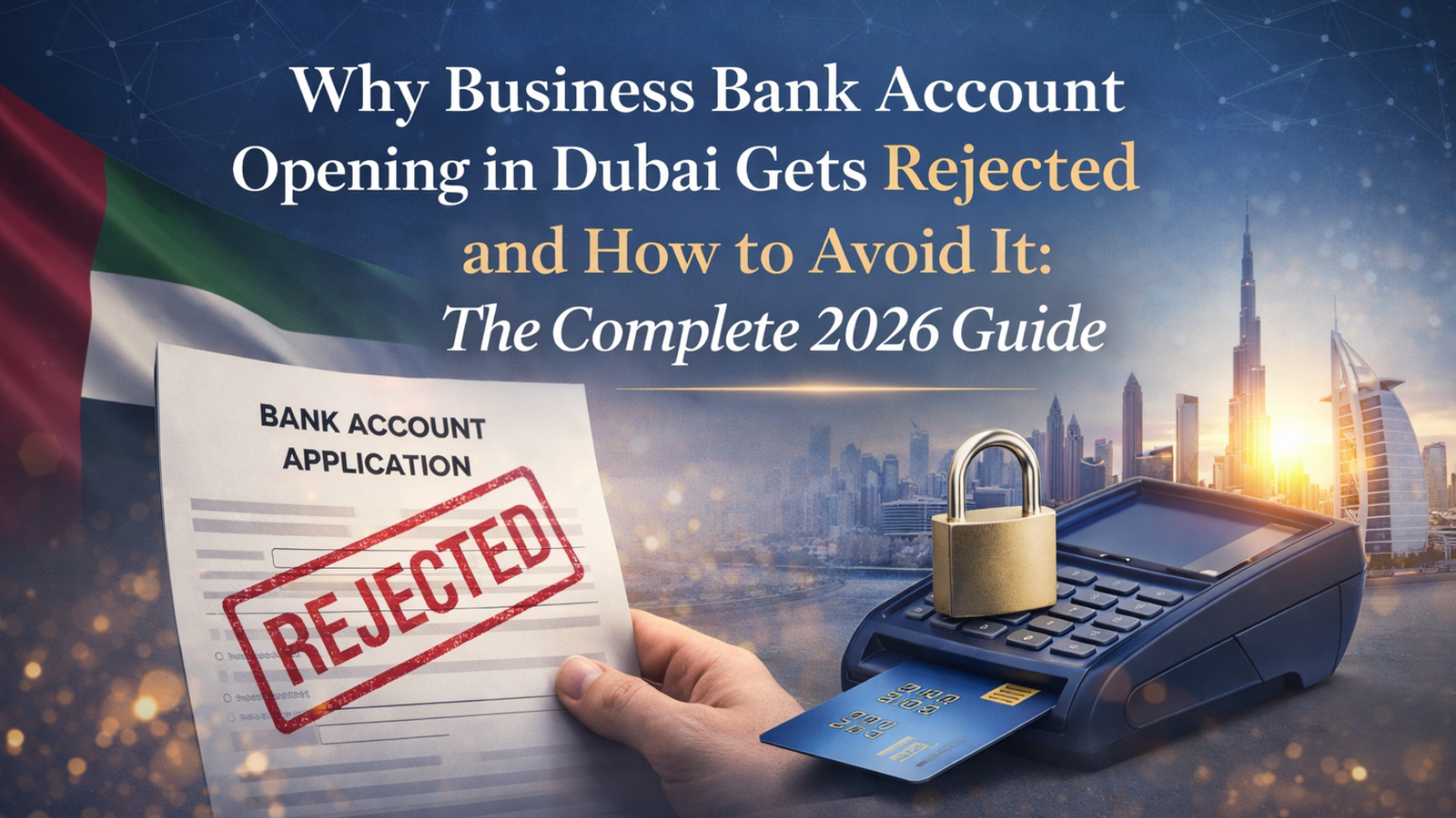 Why Business Bank Account Opening in Dubai Gets Rejected and How to Avoid It- The Complete 2026 Guide