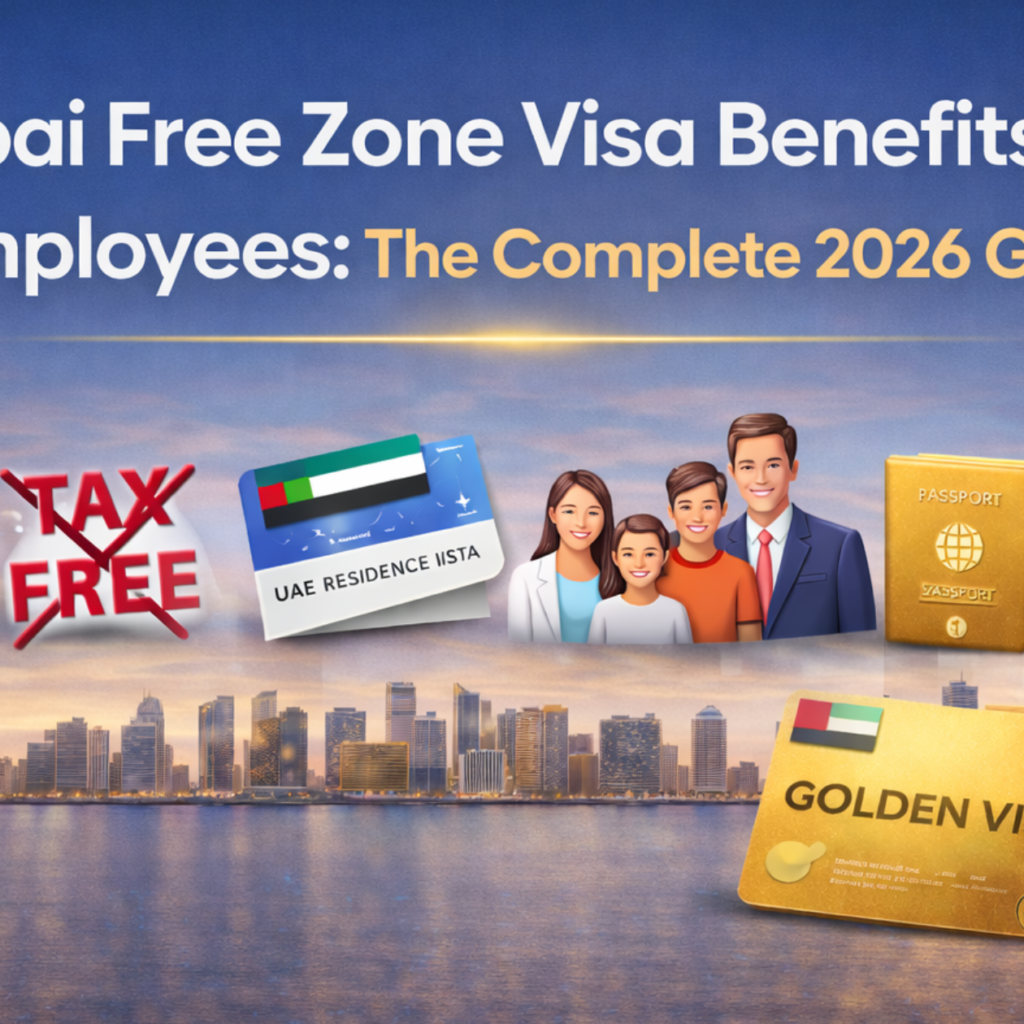Dubai Free Zone Visa Benefits for Employees- The Complete 2026 Guide