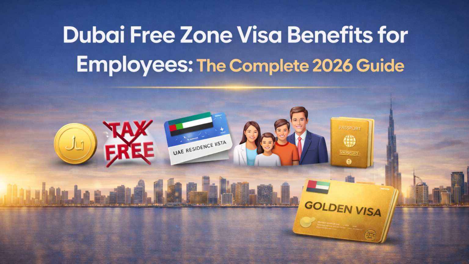 Dubai Free Zone Visa Benefits for Employees- The Complete 2026 Guide