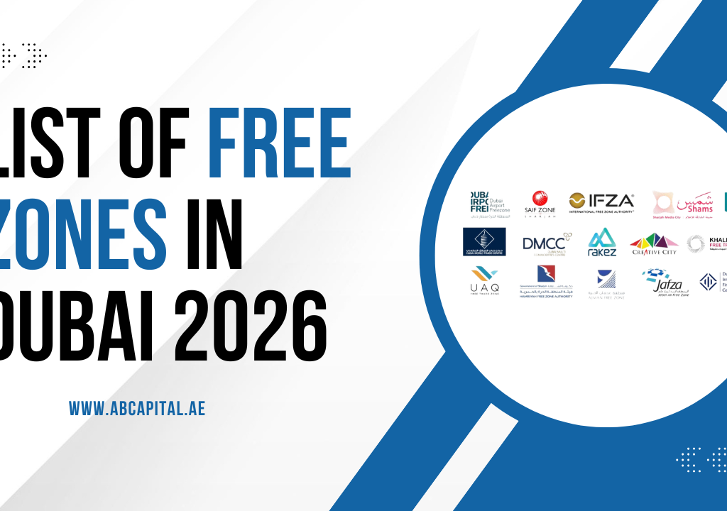 List of Free Zones in Dubai 2026