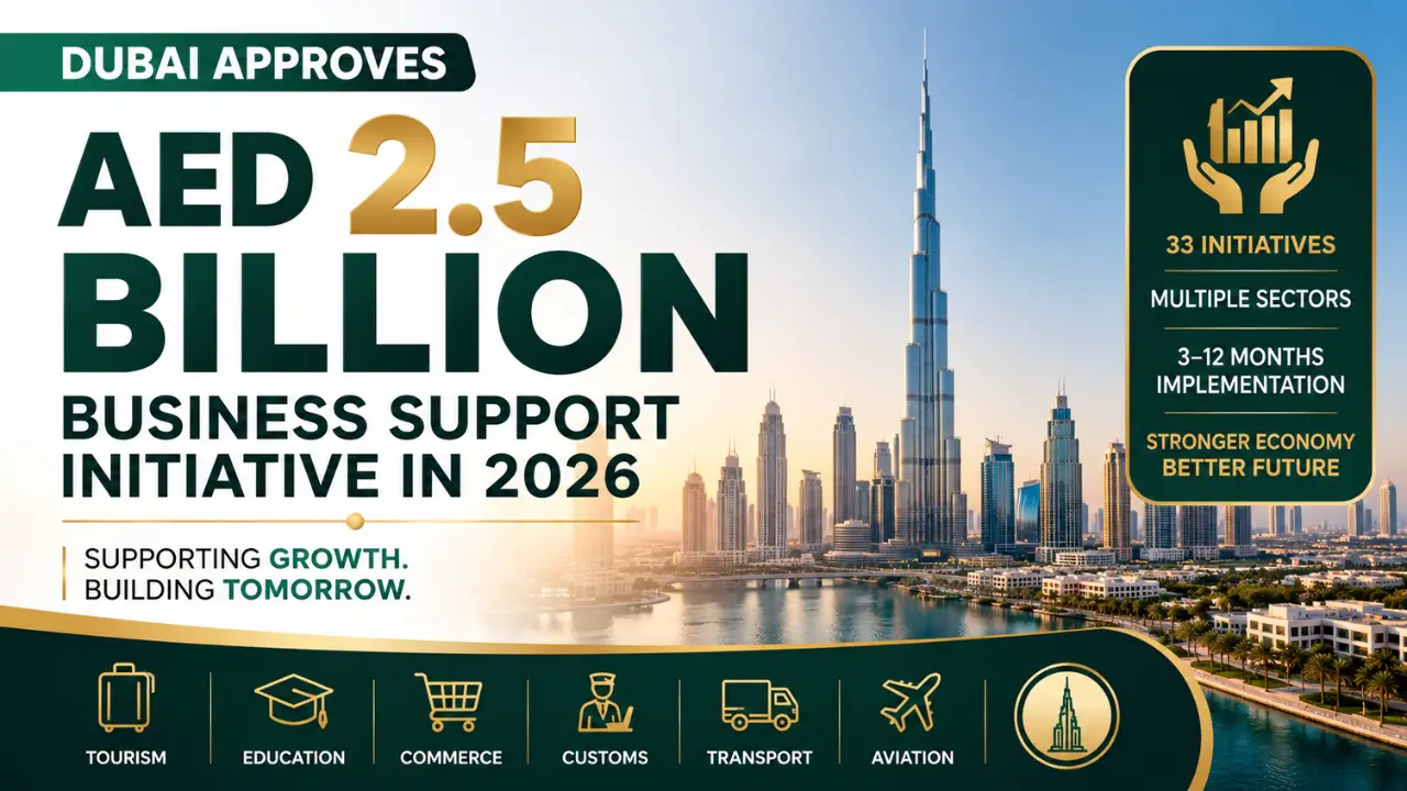 Dubai’s AED 2.5 Billion Business Support Package in 2026- What It Means for Entrepreneurs, SMEs, and Investors