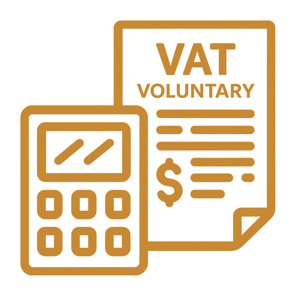 VAT voluntary png logo golden