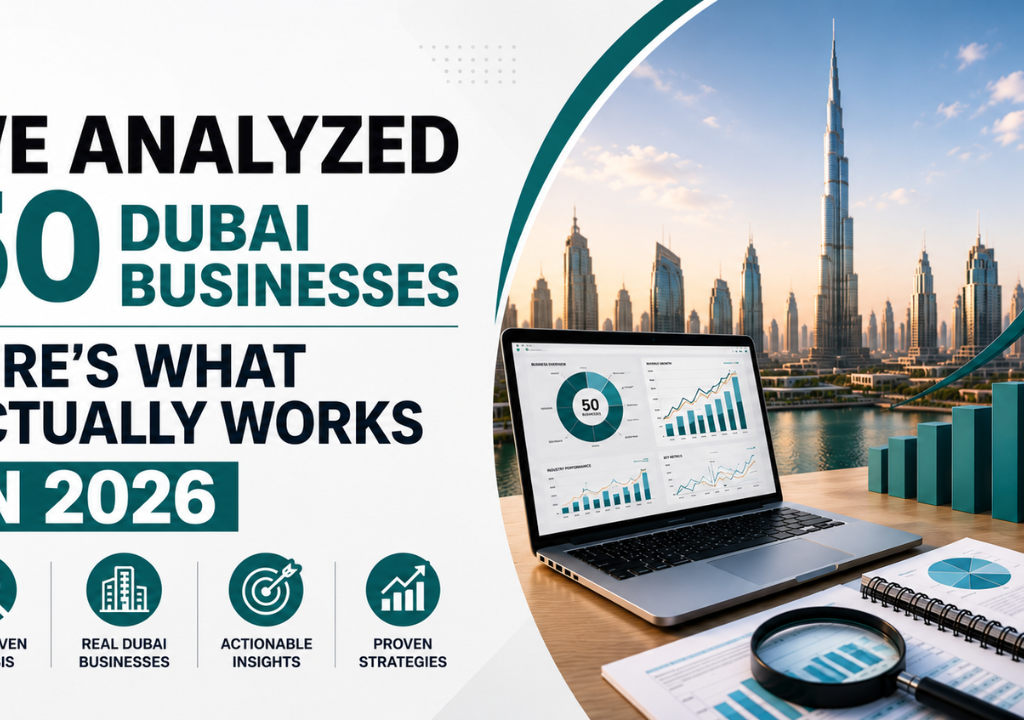 We Analyzed 50 Dubai Businesses – Here's What Actually Works in 2026