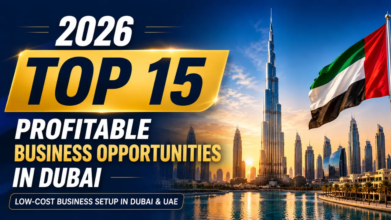 2026 Top 15 Profitable Business Opportunities in Dubai | Low-Cost Business Setup in Dubai & UAE