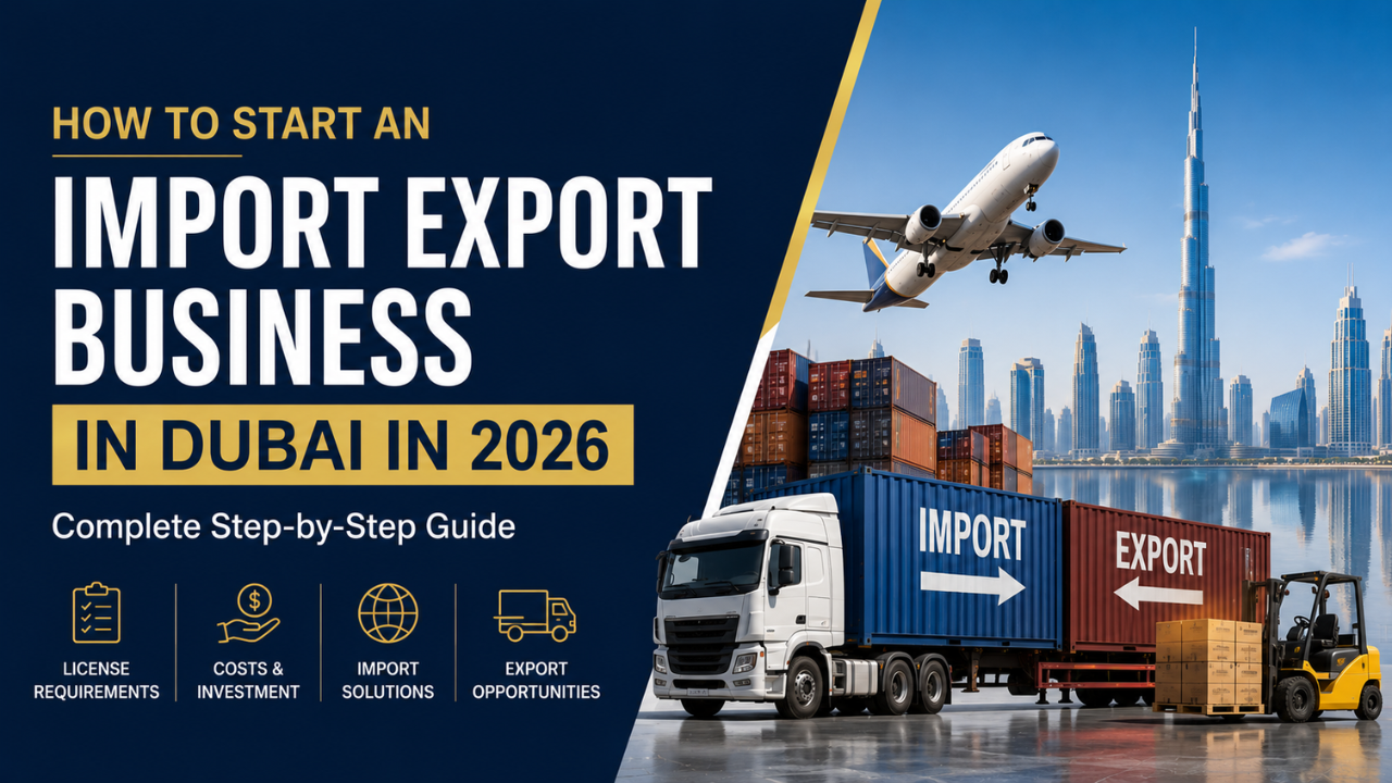 How to Start an Import Export Business in Dubai in 2026- Complete Step-by-Step Guide