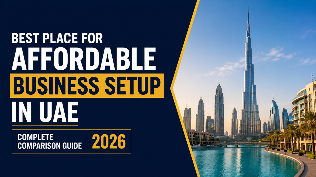 Best Place for Affordable Business Setup in the UAE- Complete 2026 Comparison Guide