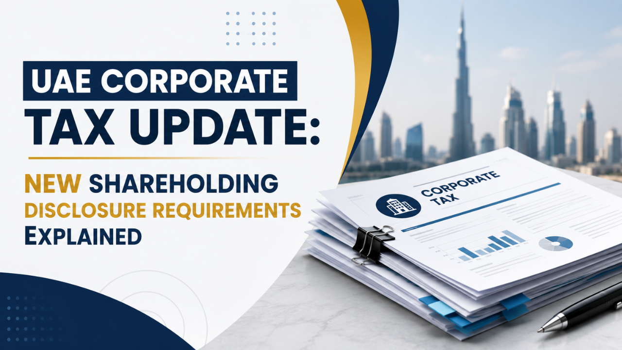 UAE Corporate Tax Update- New Shareholding Disclosure Requirements Explained