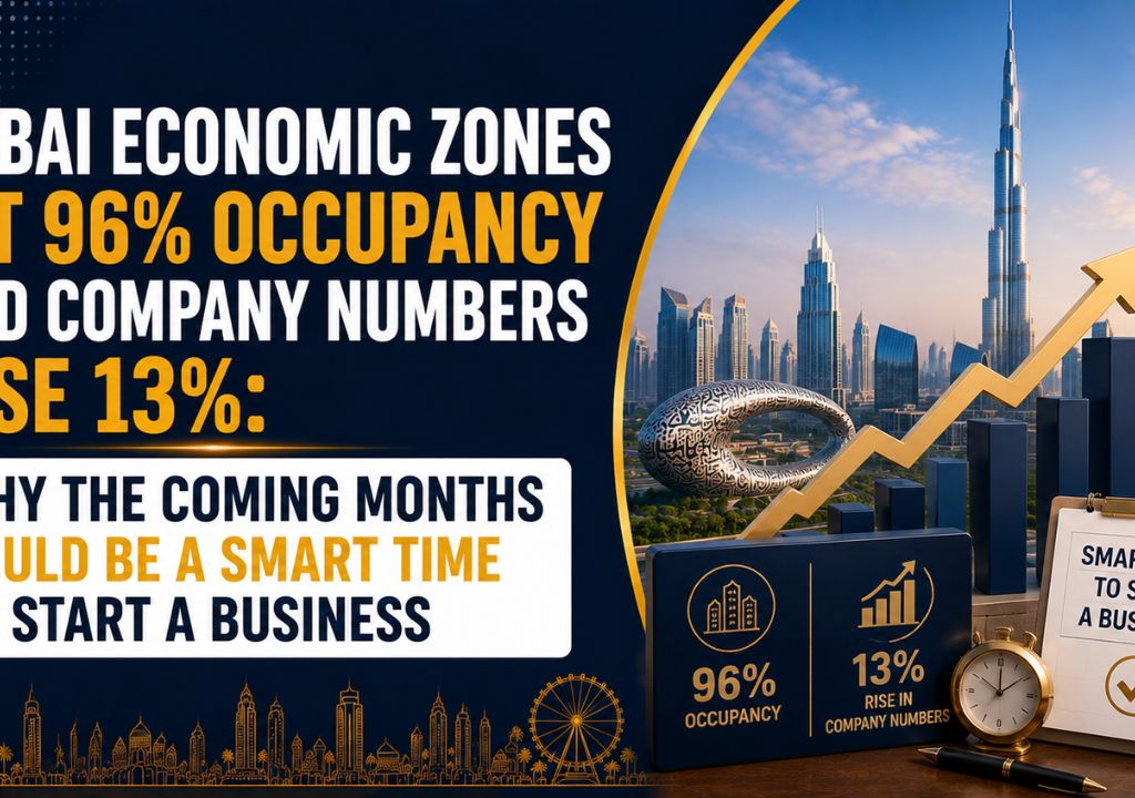 Dubai Economic Zones Hit 96% Occupancy and Company Numbers Rise 13%- Why the Coming Months Could Be a Smart Time to Start a Business