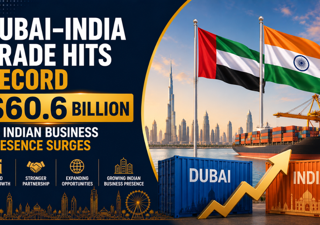 Dubai-India Trade Hits Record $60.6 Billion as Indian Business Presence Surges