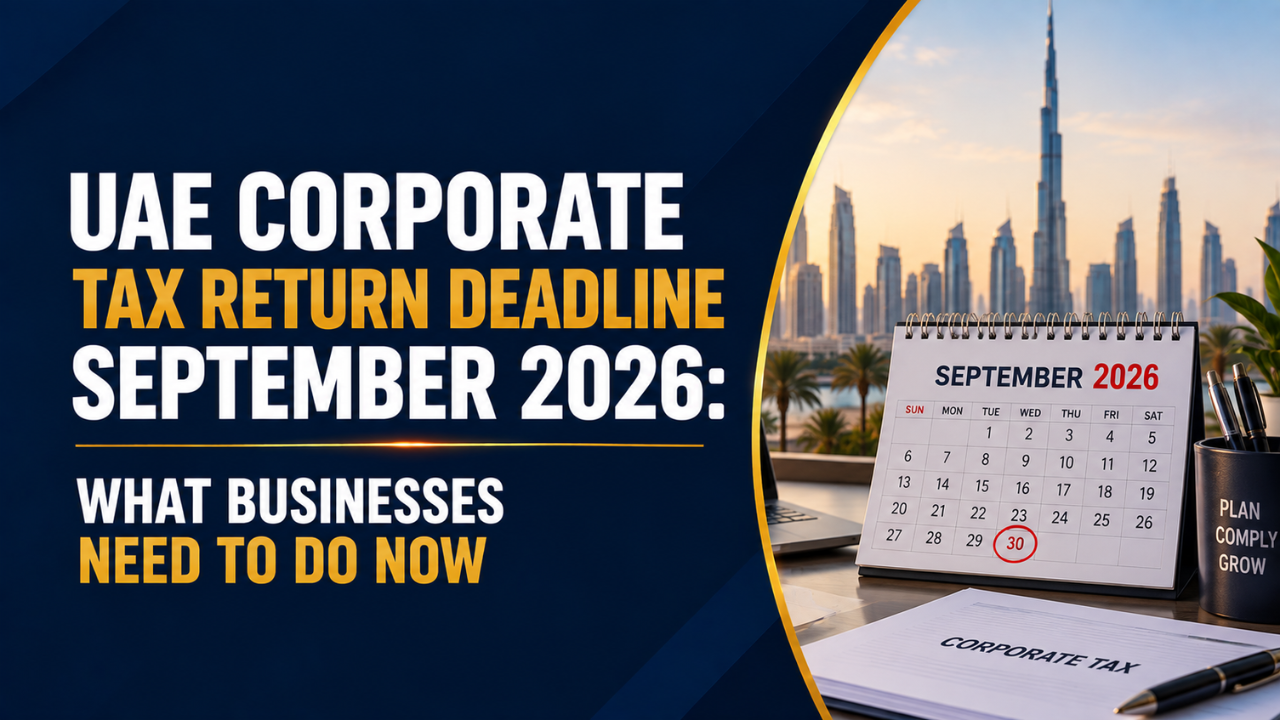 UAE Corporate Tax Return Deadline September 2026- What Businesses Need to Do Now