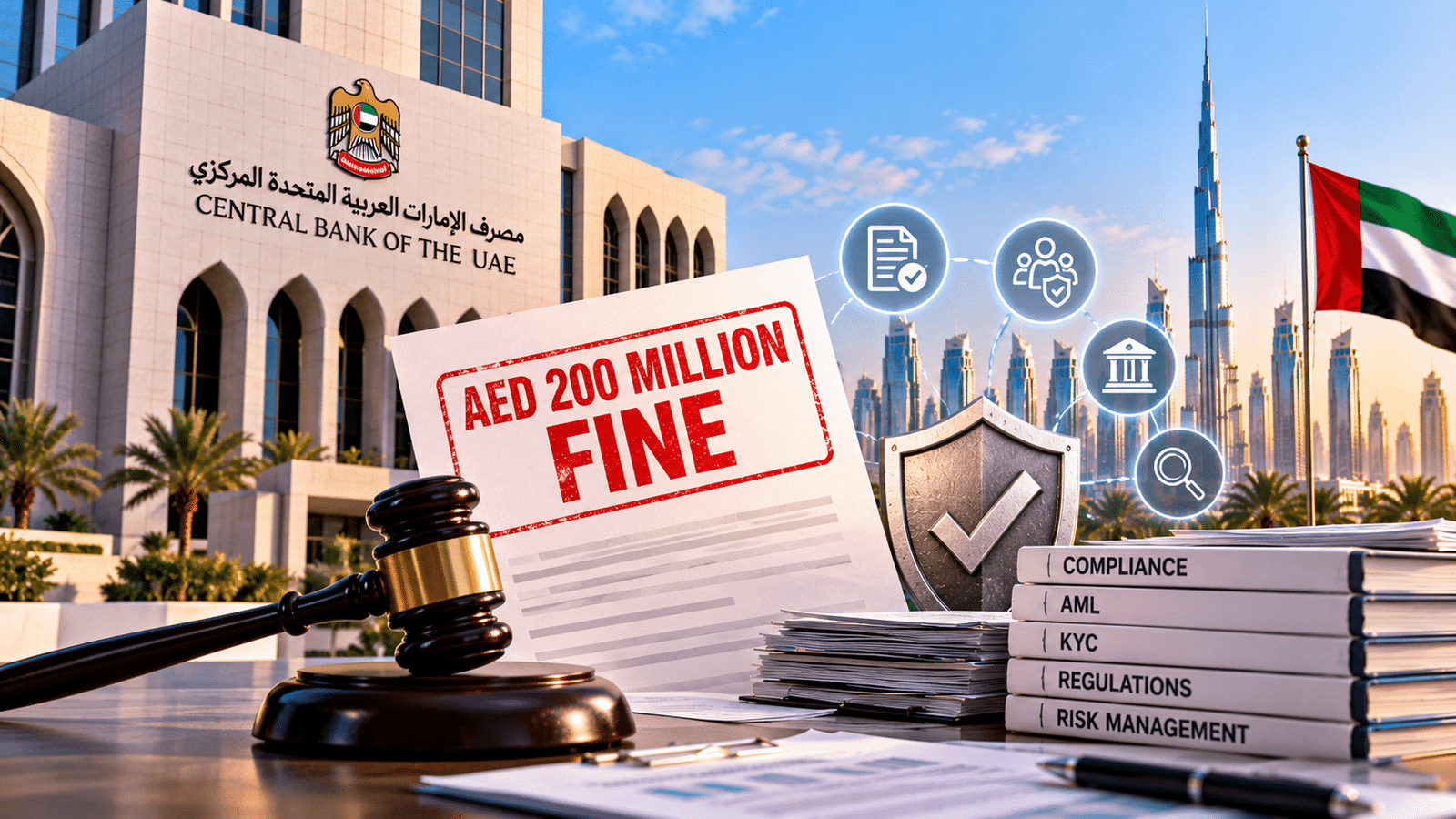 UAE Central Bank’s AED 200 Million Fine- A Wake-Up Call for Businesses to Strengthen UAE Compliance