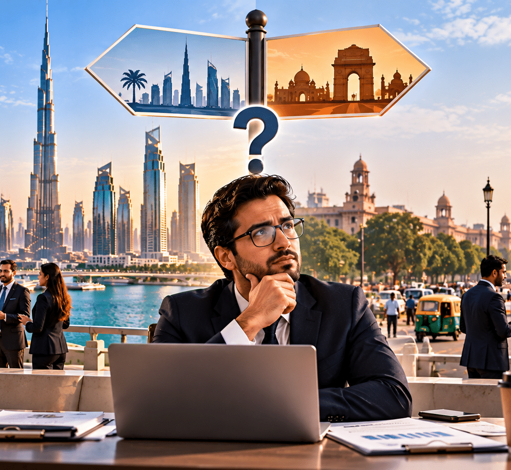 Business in UAE vs India: What Really Happens When You Run a Business in Each Country? 1 Business in UAE vs India: What Really Happens When You Run a Business in Each Country?