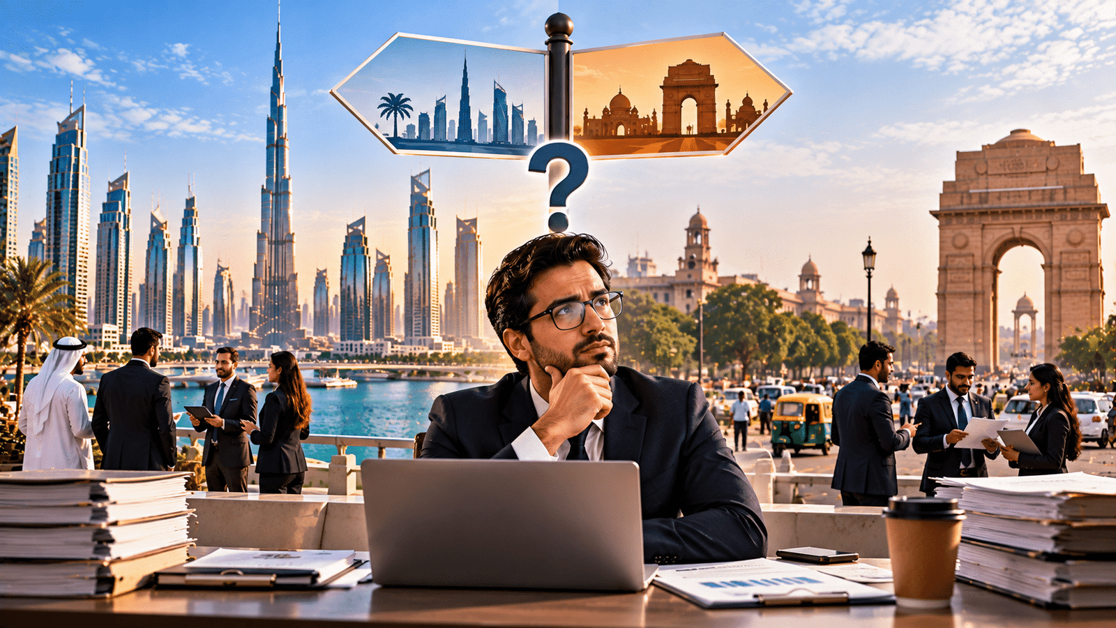 Business in UAE vs India: What Really Happens When You Run a Business in Each Country?